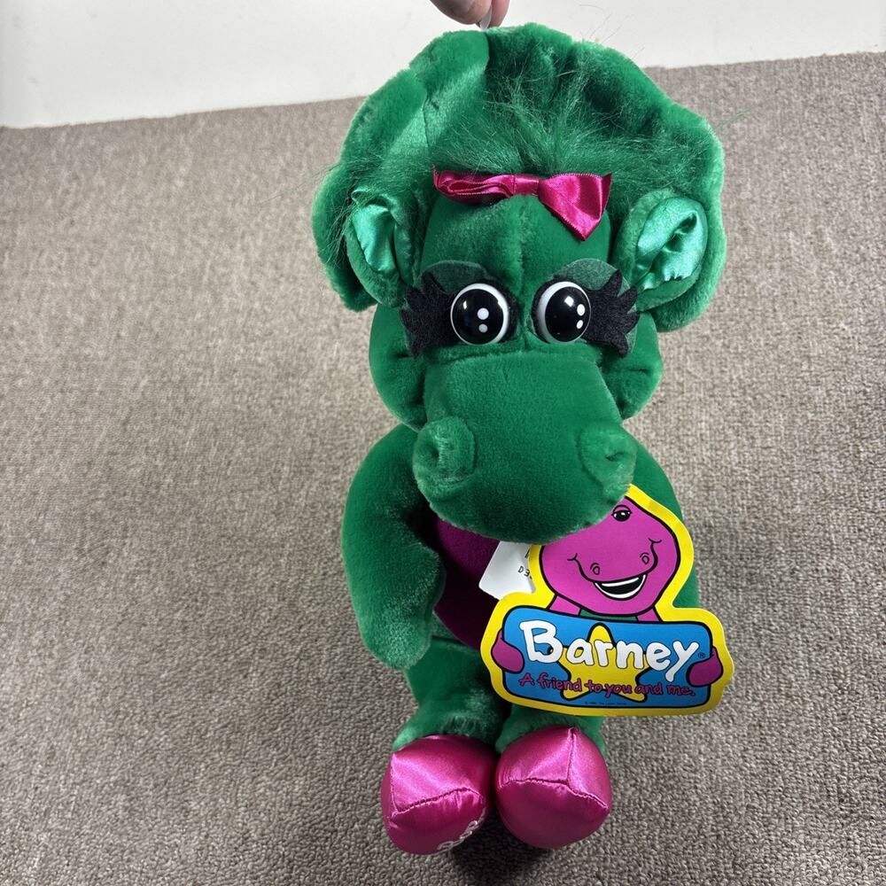 Vintage 1992 Baby Bop 13” Plush Barney & Friends Original Tags Clean